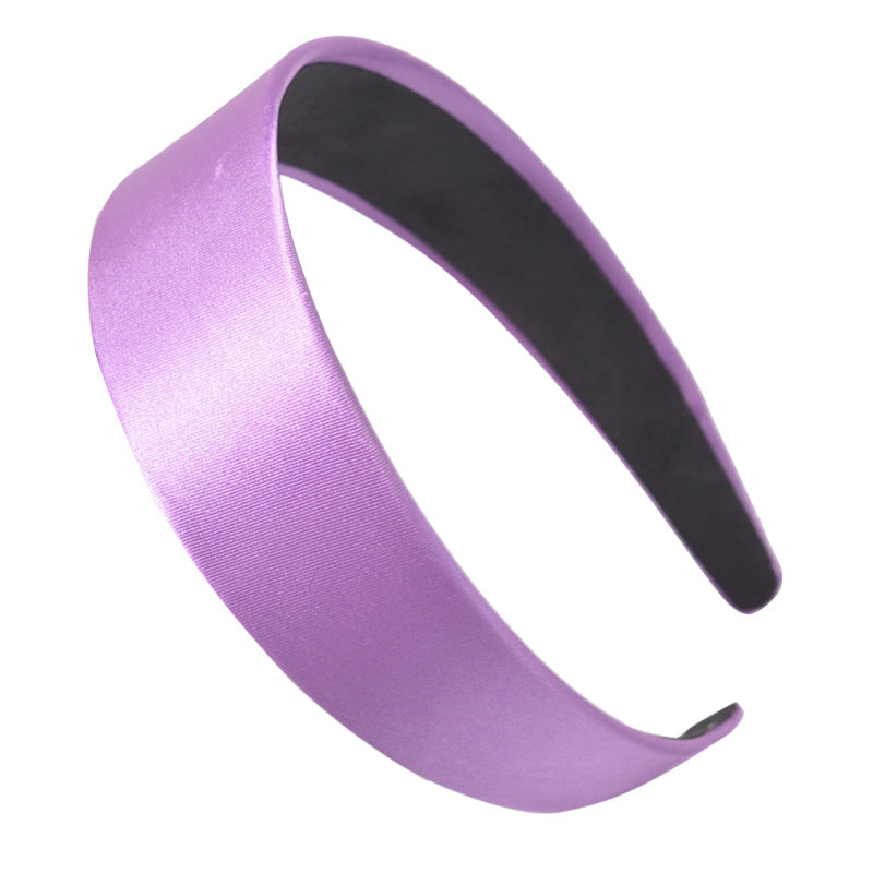 Wholesale Wide Brim Satin Headband Fabric